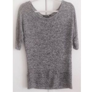 FOREVER 21 Grey 3/4 Sleeves Sweater Top - Size Small